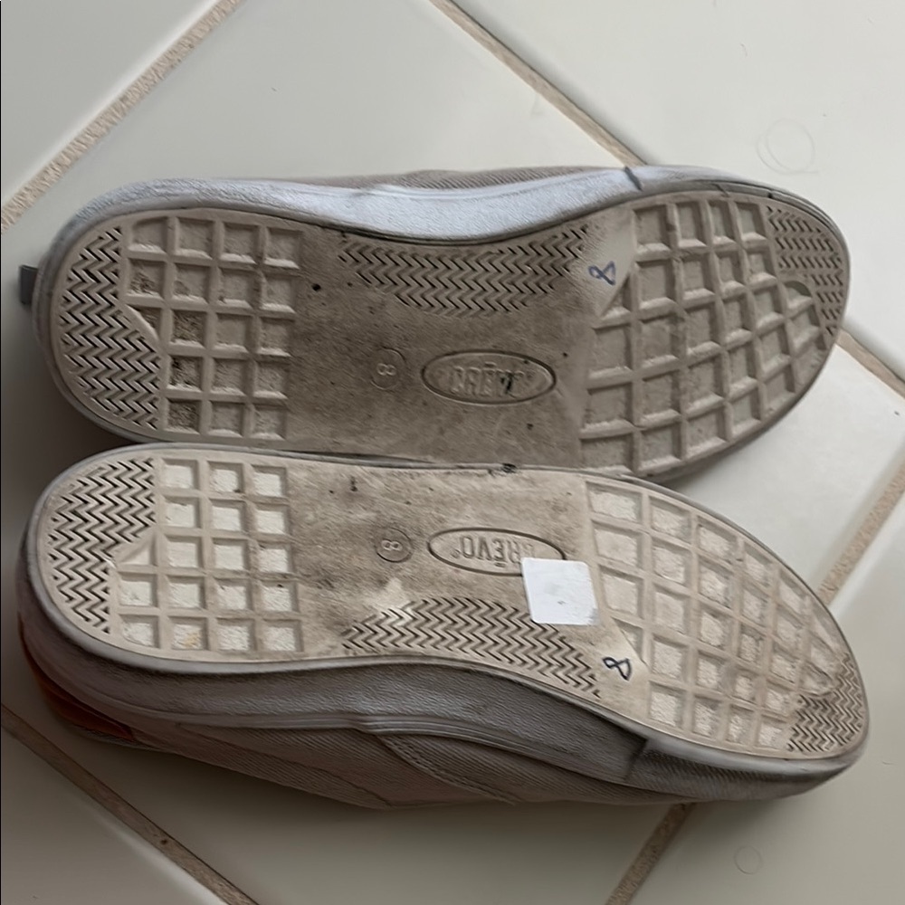 Beige Slip-On Canvas Sneakers - Picture 2 of 3